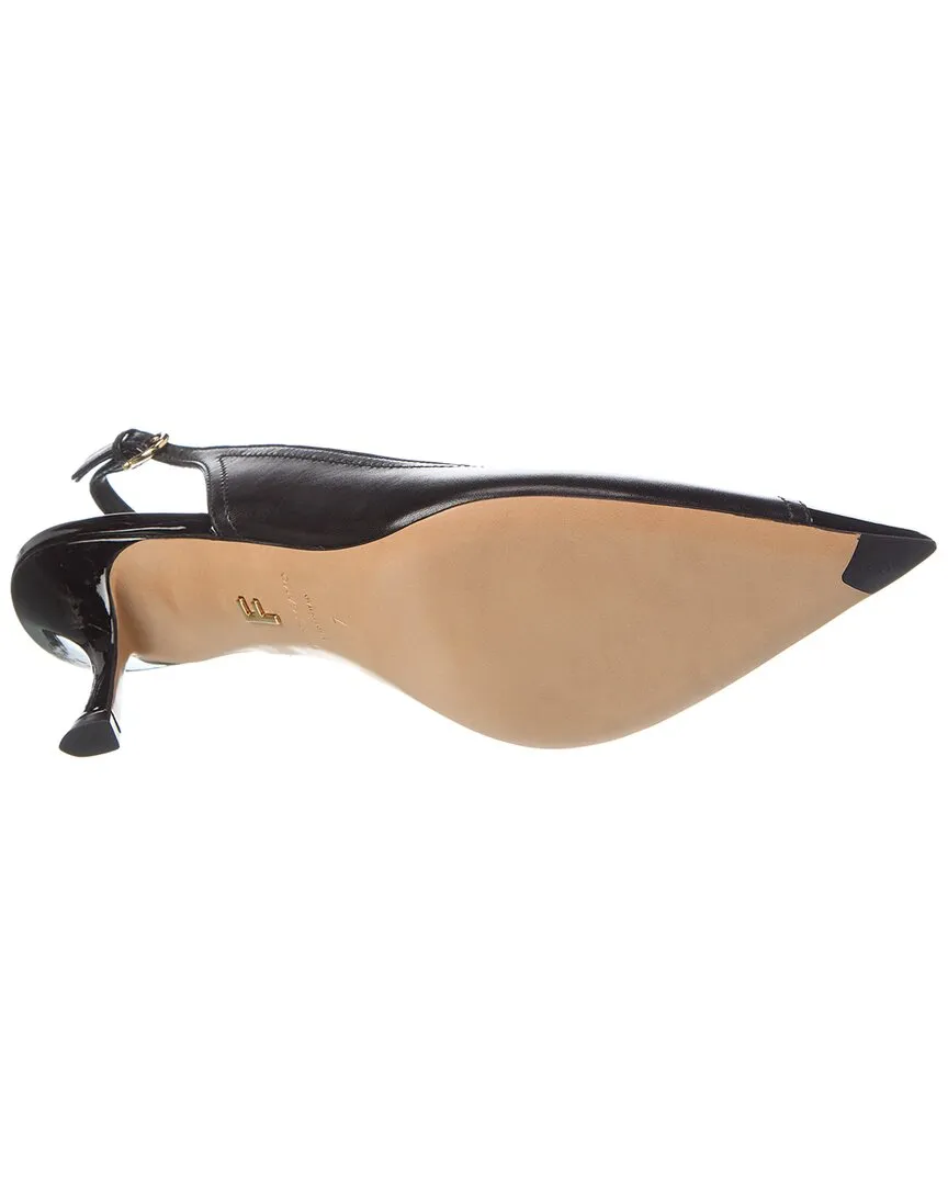Ferragamo Egna Leather Slingback Pump