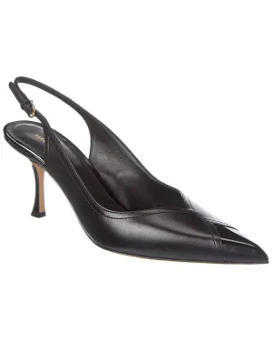 Ferragamo Egna Leather Slingback Pump