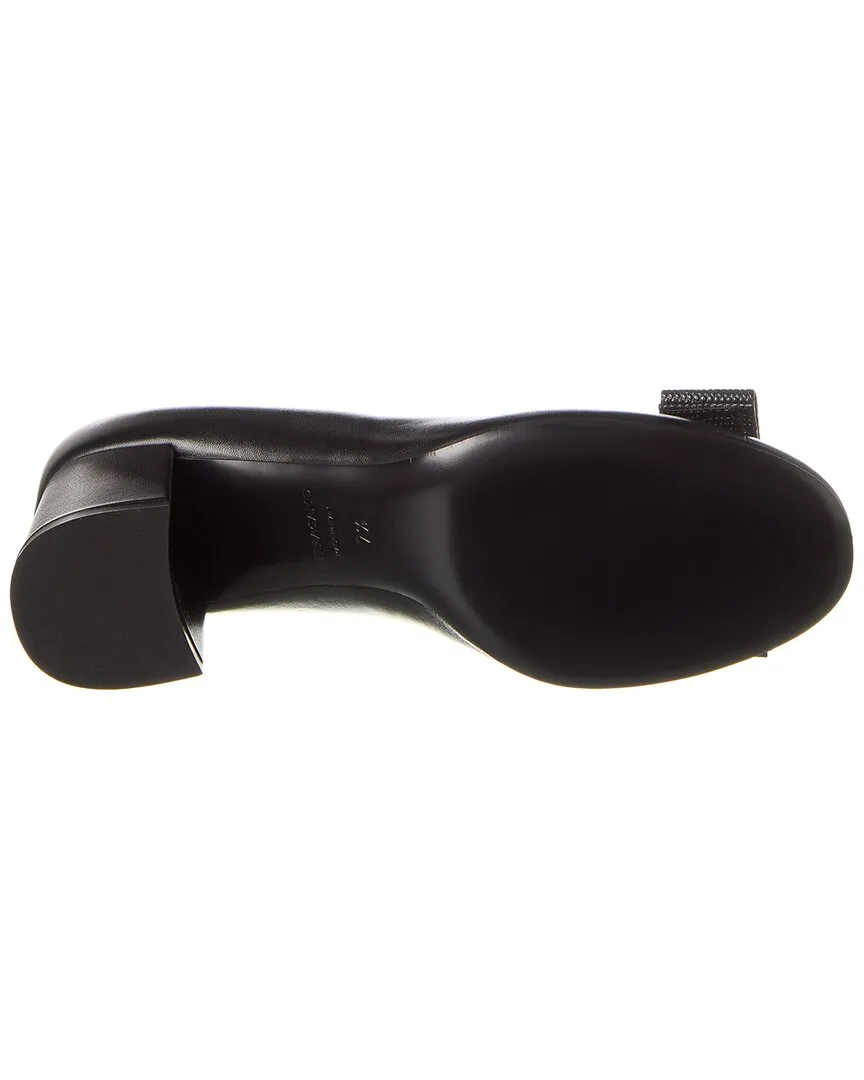 Ferragamo Vara Bow Leather Pump