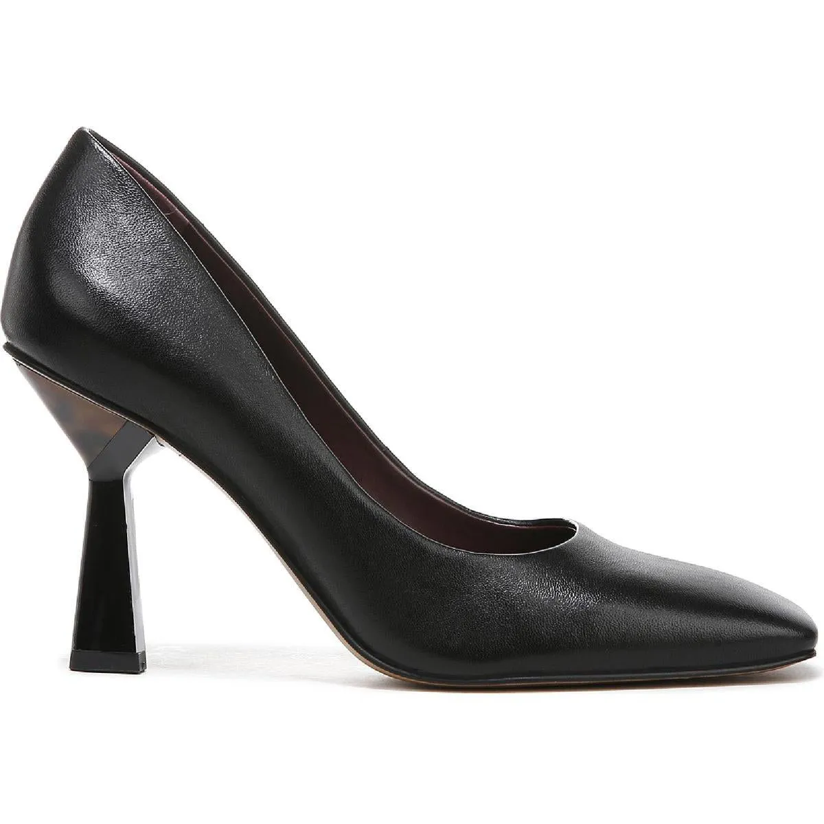 Finley Womens Leather Square Toe Pumps