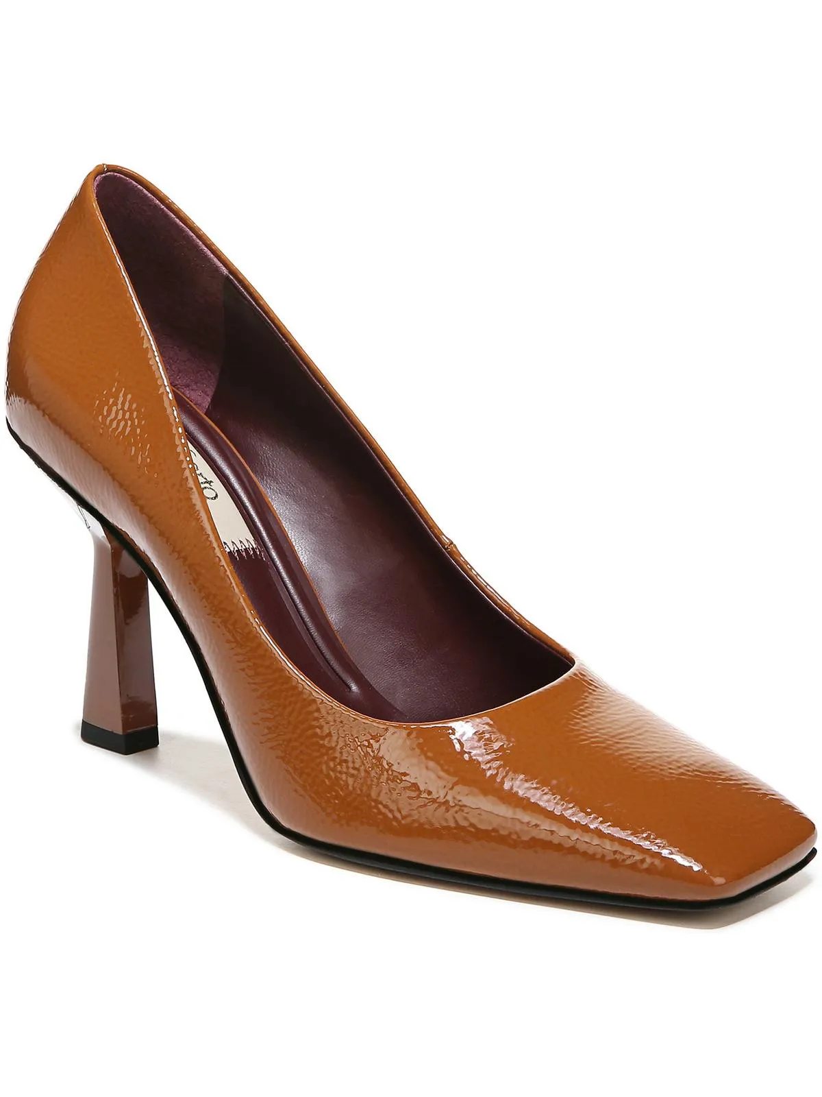 Finley Womens Leather Square Toe Pumps