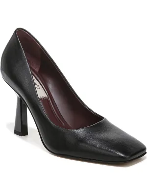 Finley Womens Leather Square Toe Pumps