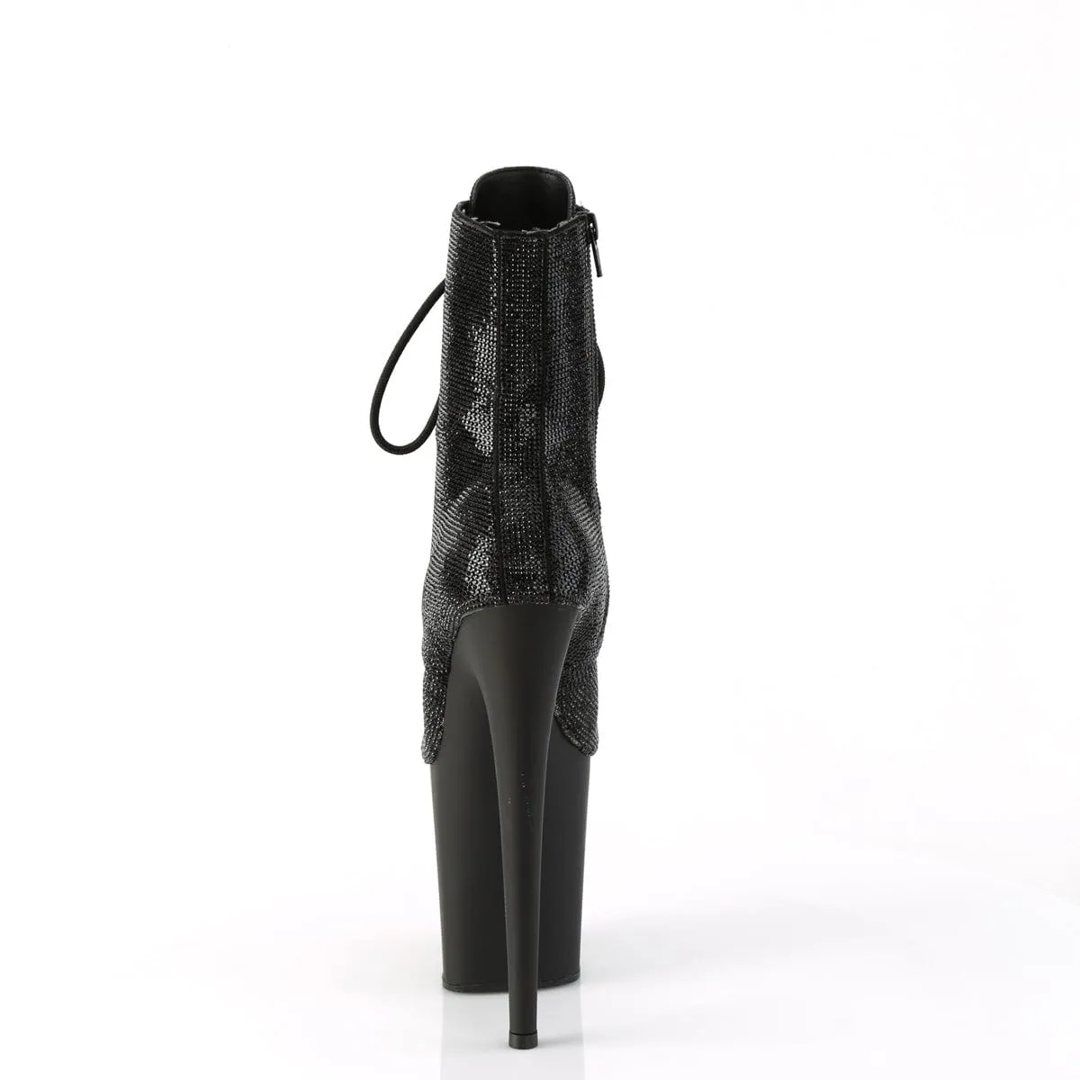 FLAMINGO-1020RS Black Rhinestones/Black Matte