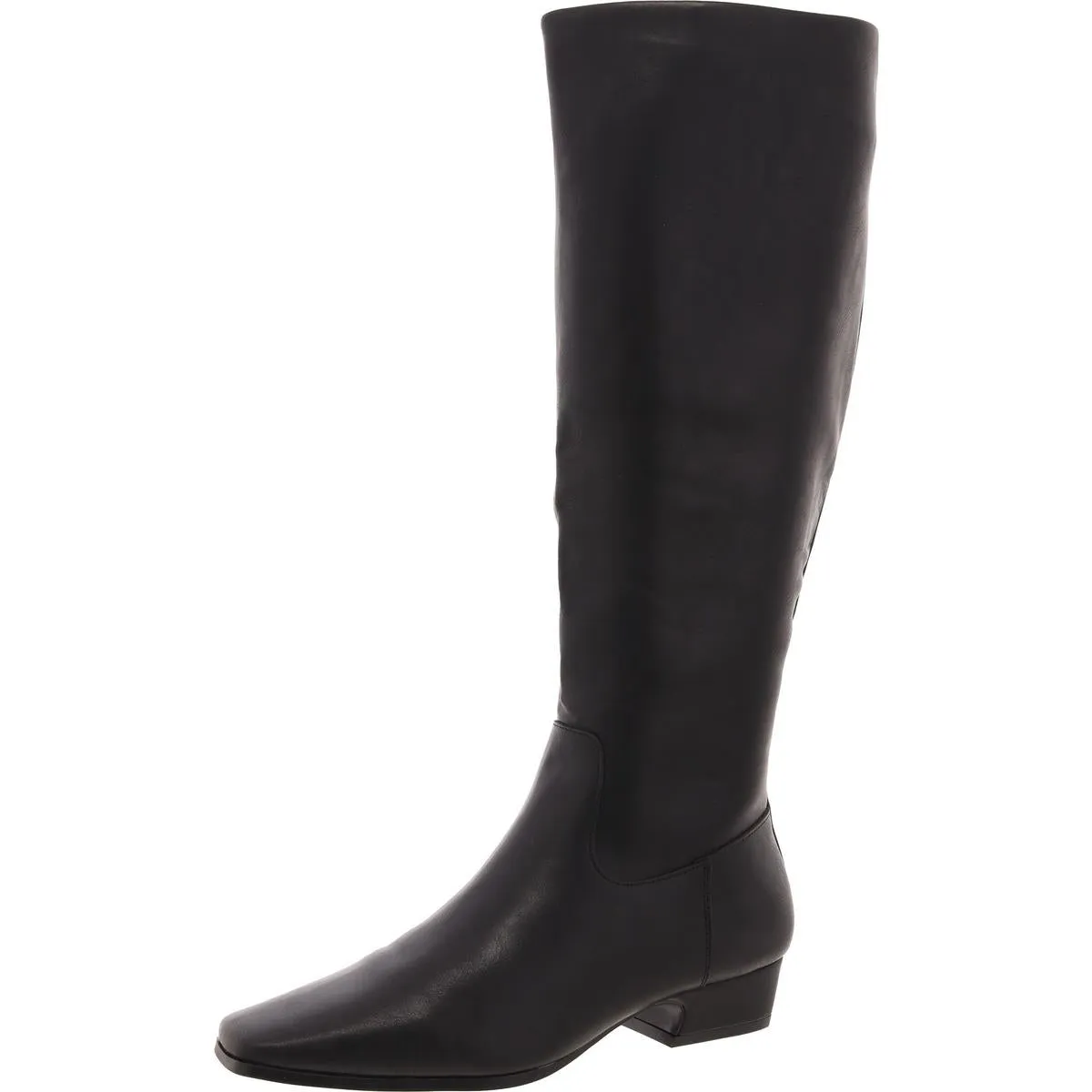 Florence  Womens Solid Faux Leather Knee-High Boots