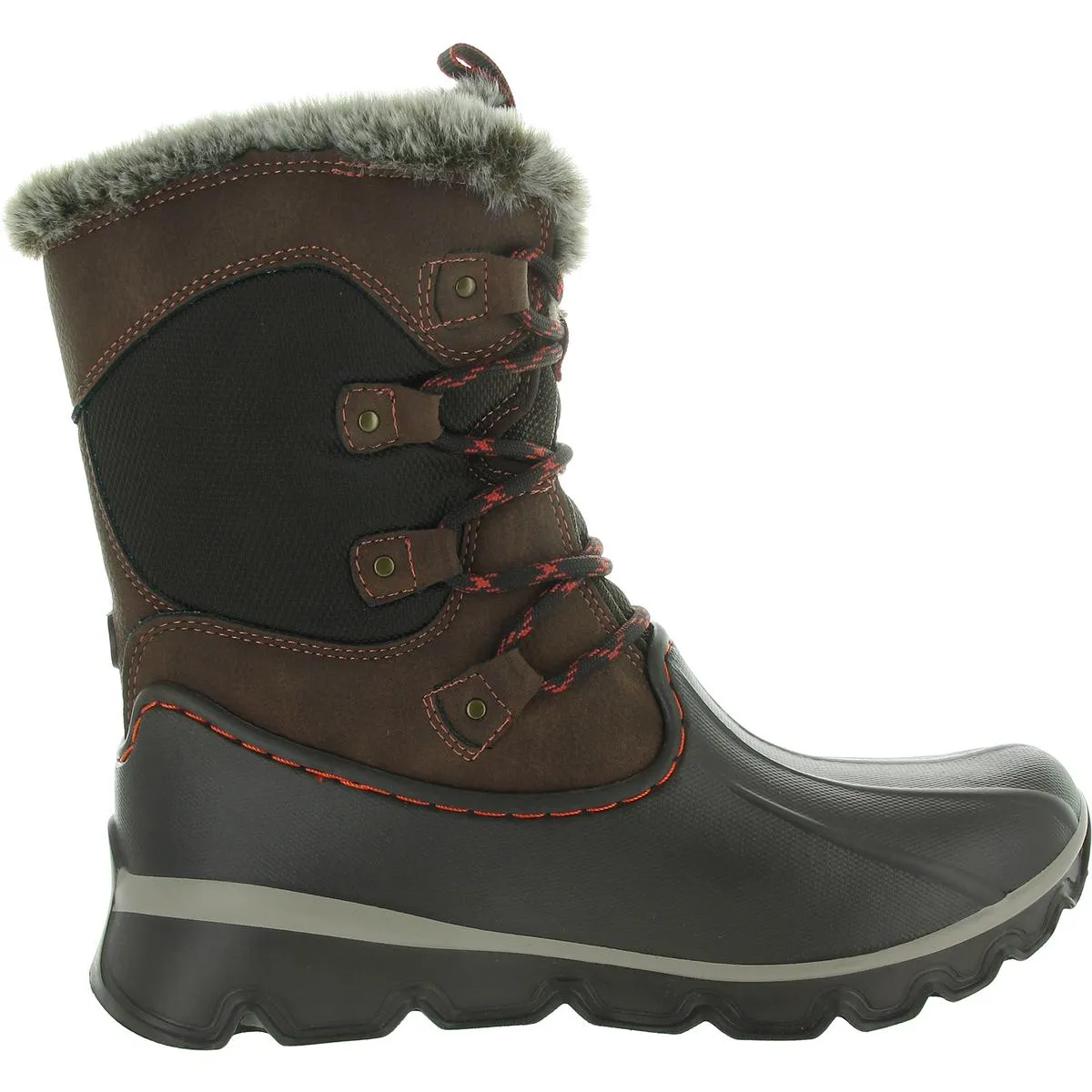 Flurry Womens Lightweight Faux Leather Winter & Snow Boots