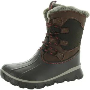 Flurry Womens Lightweight Faux Leather Winter & Snow Boots