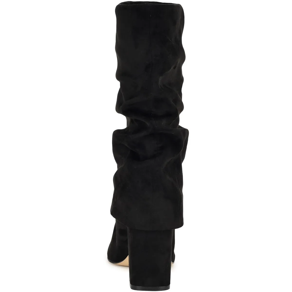 Francis 2 Womens Block Heel Faux Suede Mid-Calf Boots