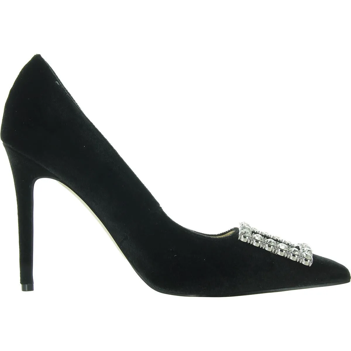 Franny 2 Womens Embellished Velvet Pumps