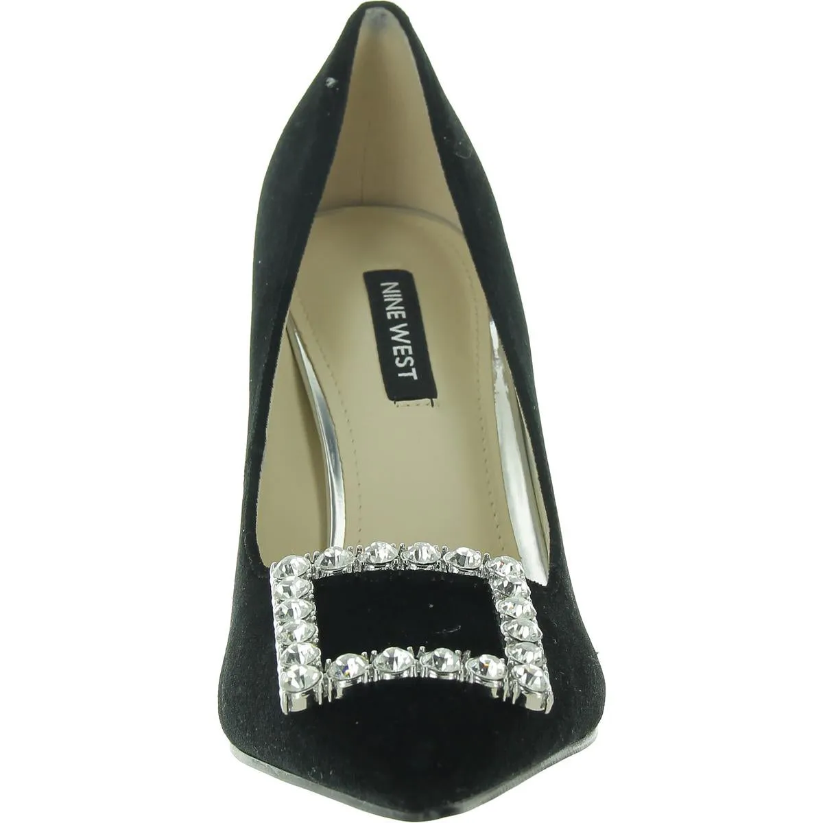 Franny 2 Womens Embellished Velvet Pumps
