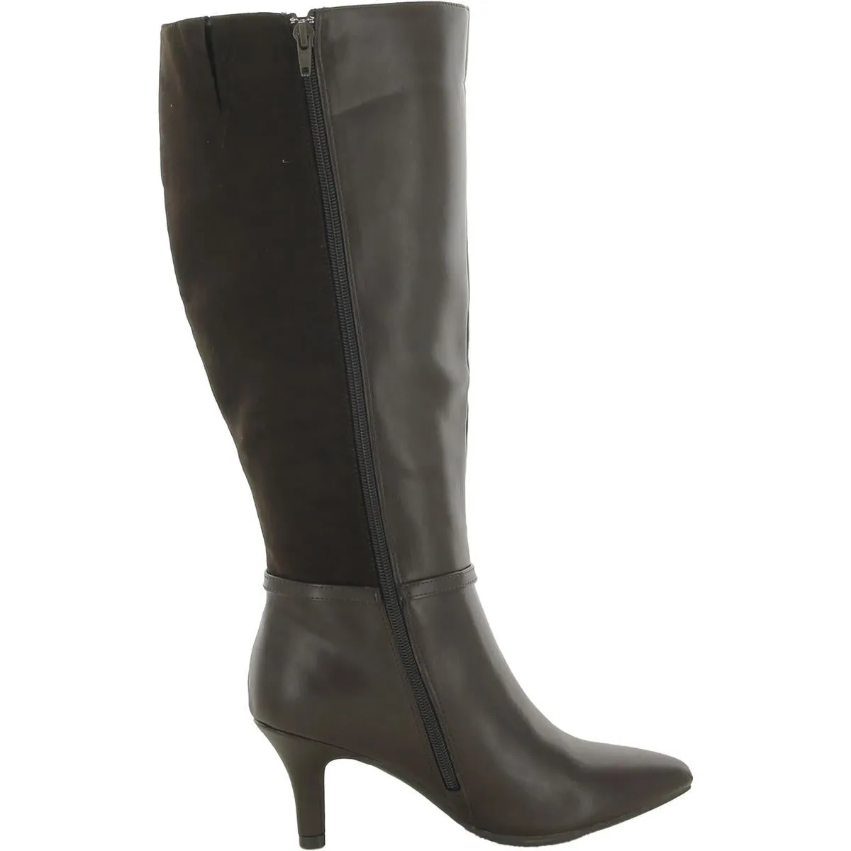 Freylyn Womens Faux Leather Dressy Knee-High Boots