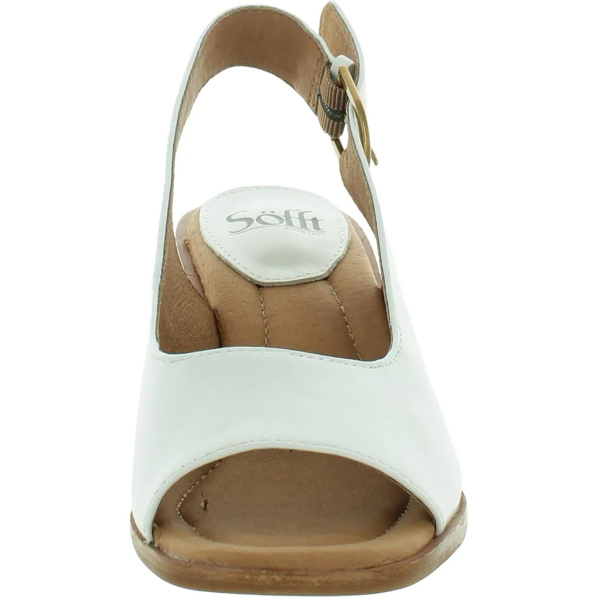 Gabriella Womens Patent Leather Cushioned Footbed Pumps