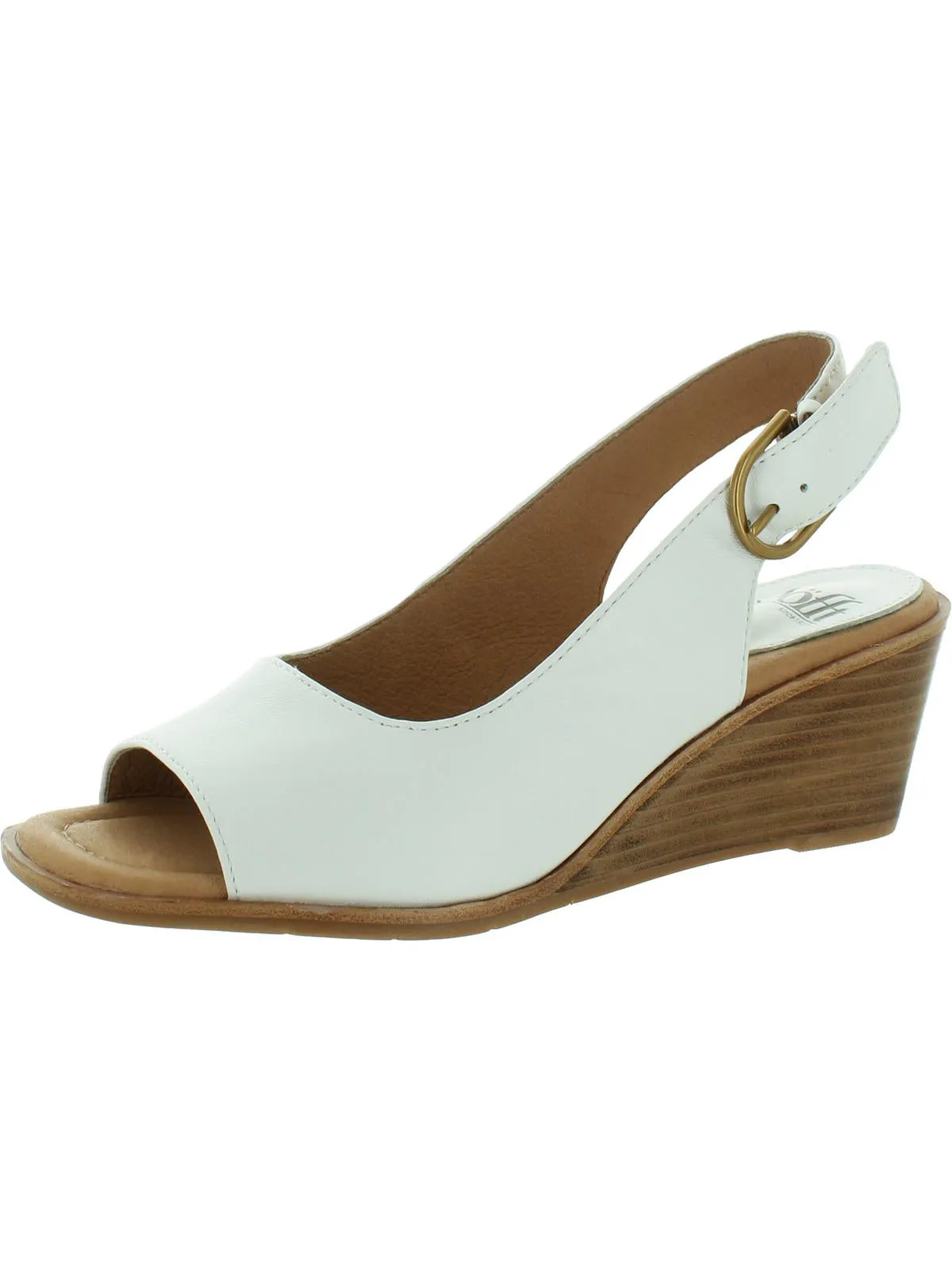 Gabriella Womens Patent Leather Cushioned Footbed Pumps