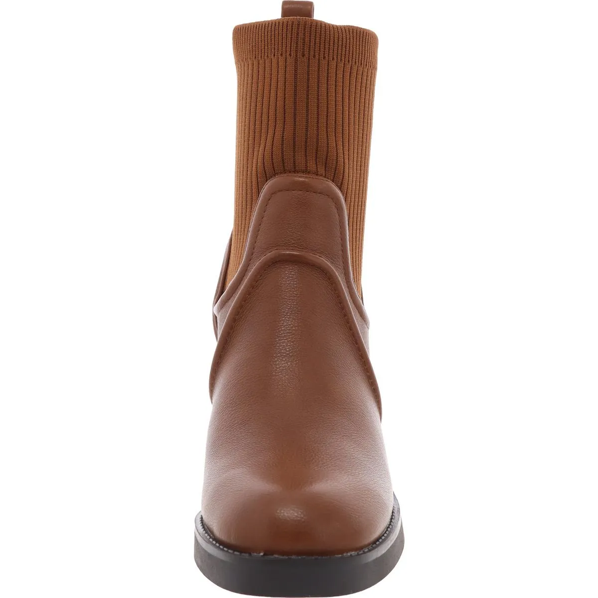 GALATIA Womens Solid Manmade Ankle Boots