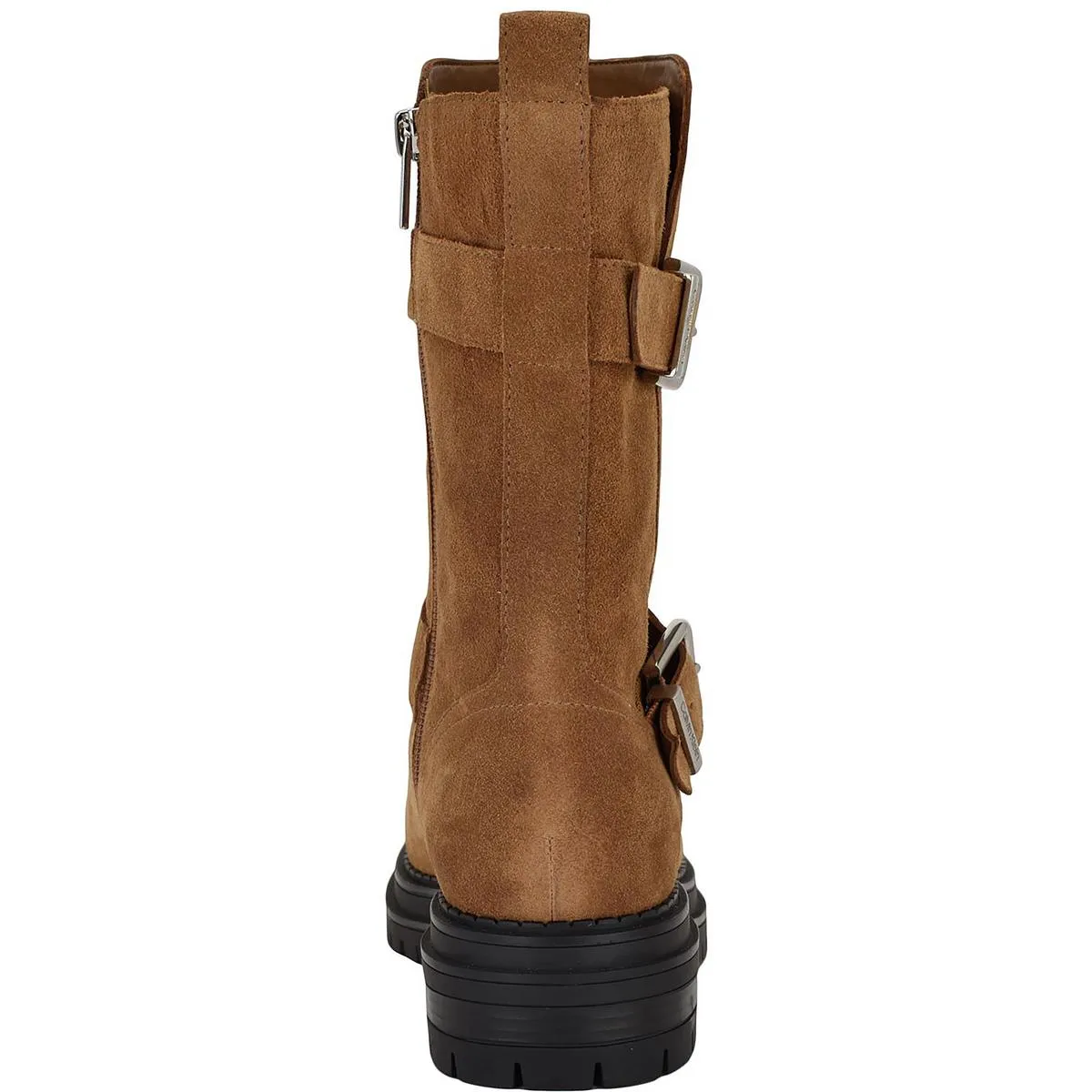 Galivan Womens Buckle Suede Knee-High Boots