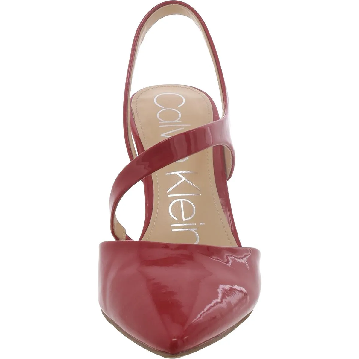 Geena 2 Womens Patent Pumps Dress Heels