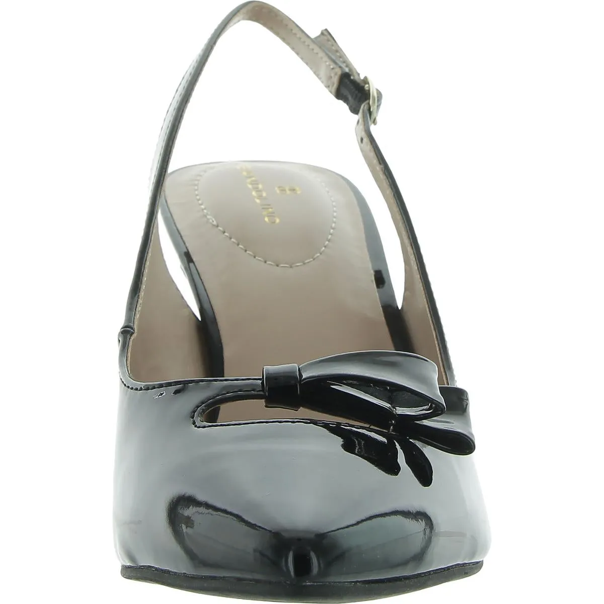 Gelli 3 Womens Patent Bow Pumps