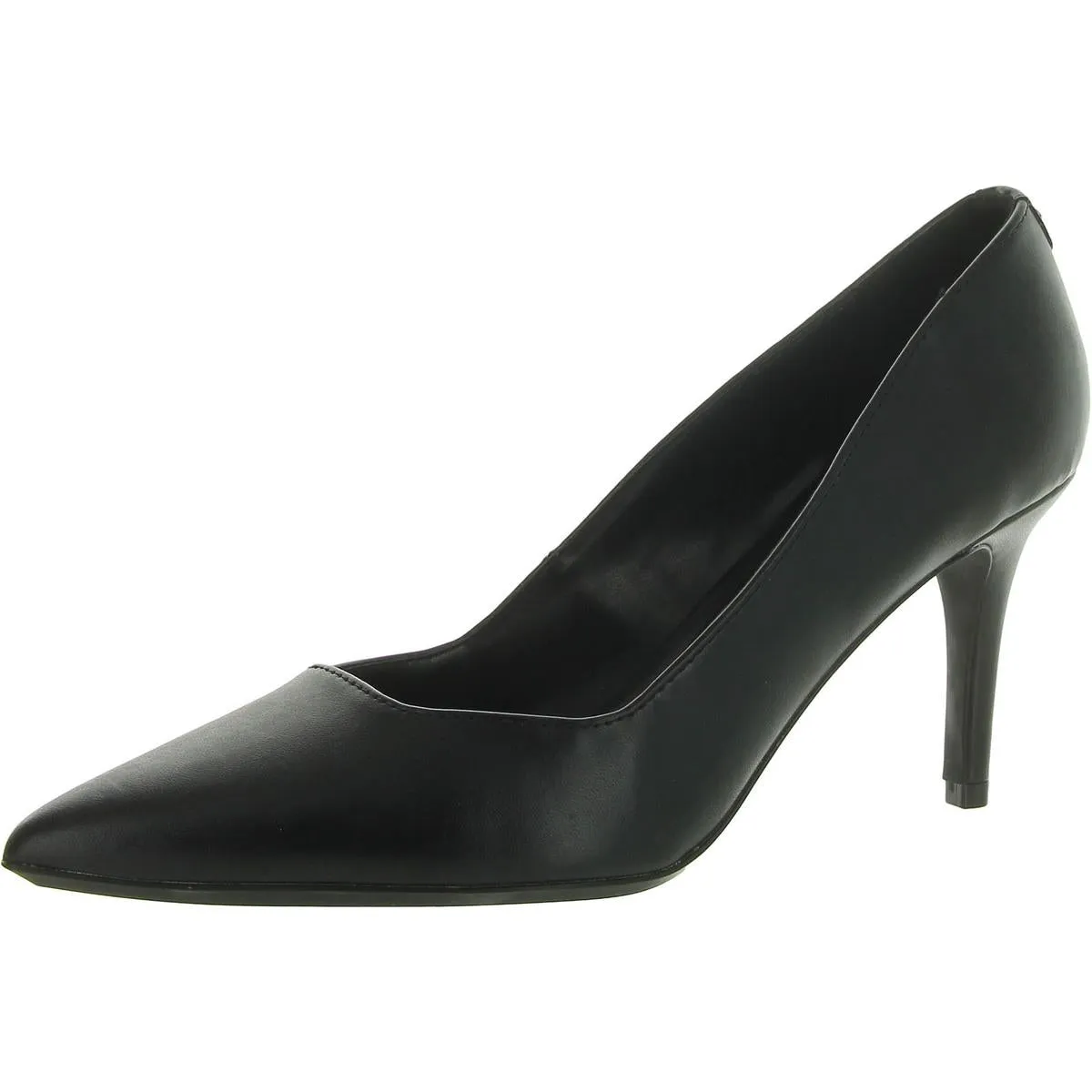Genlee Womens Faux Leather Pointed Toe Pumps