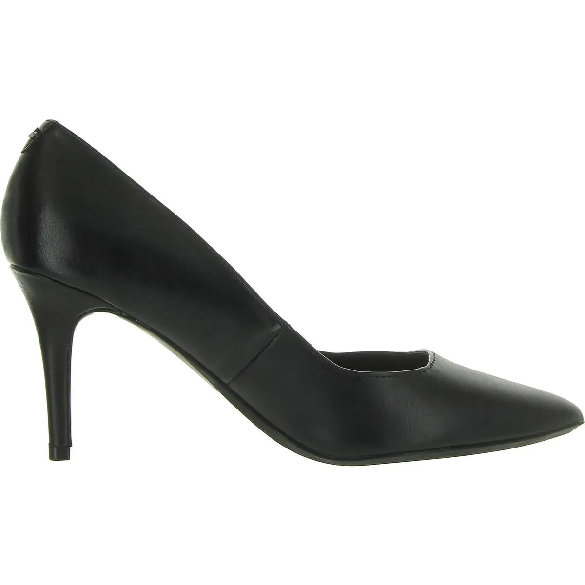 Genlee Womens Faux Leather Pointed Toe Pumps