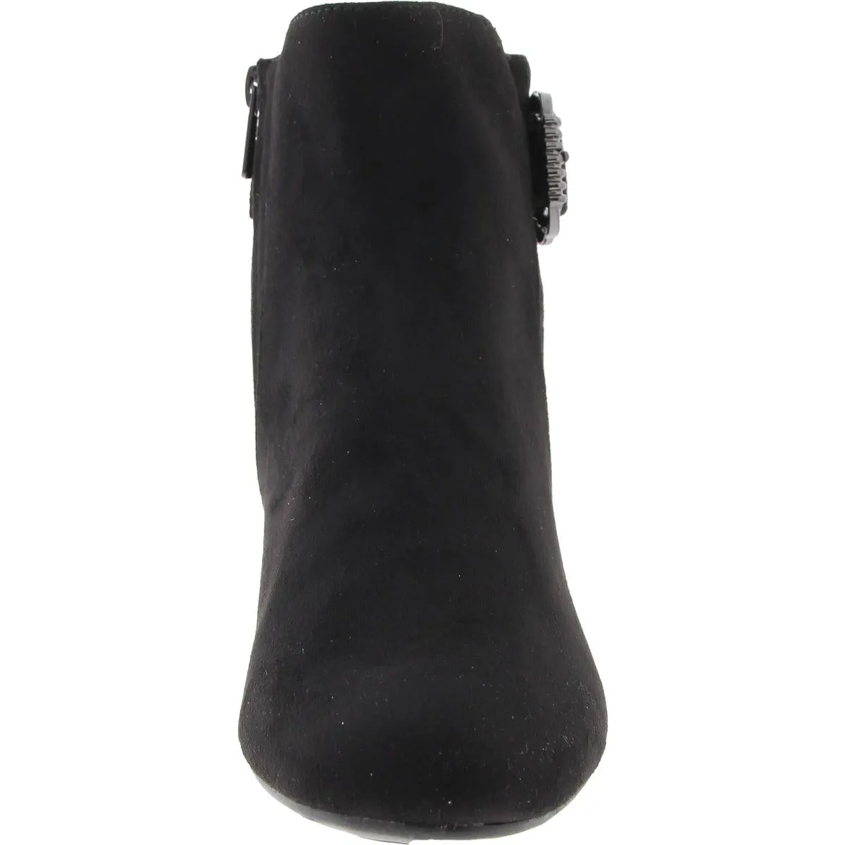 GENSON Womens Zipper Manmade Ankle Boots