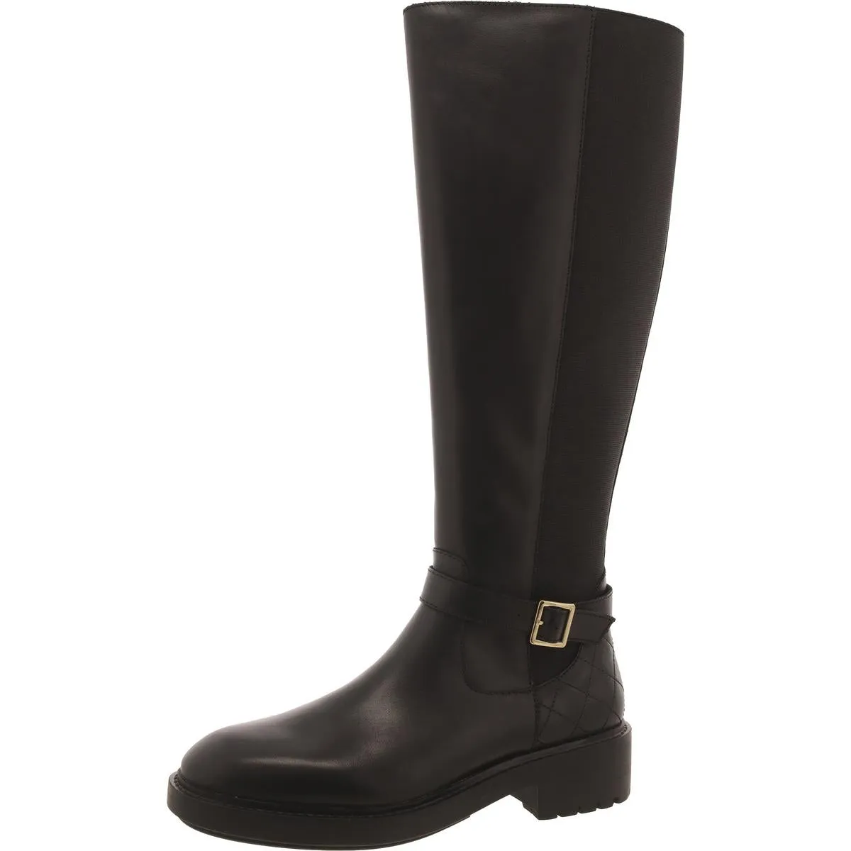 Georgi Womens Leather Tall Knee-High Boots