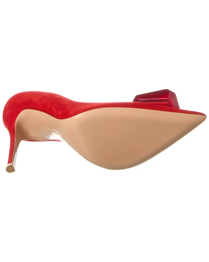 Gianvito Rossi Jaipur 105 Suede Pump