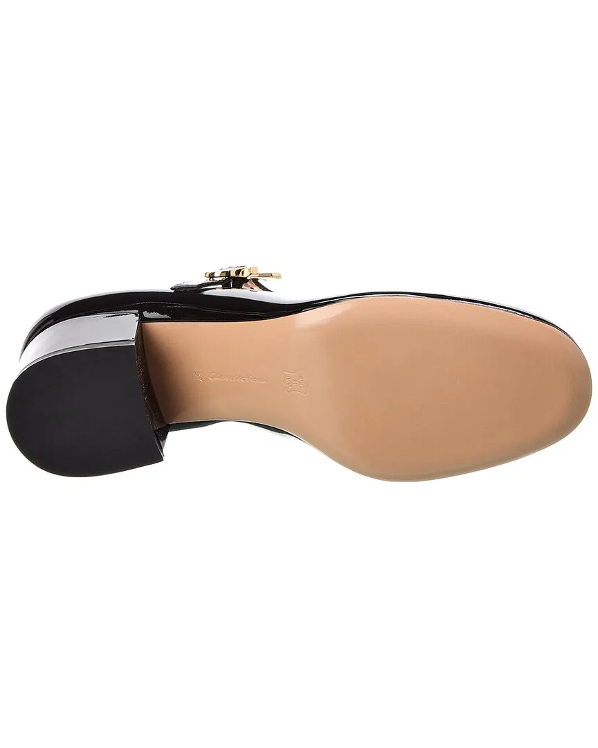 Gianvito Rossi Mary Ribbon 55 Patent Pump