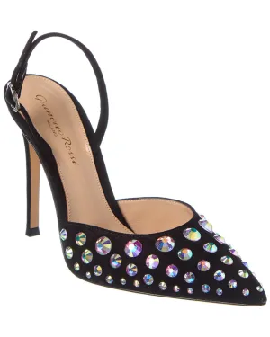 Gianvito Rossi Spectra Leather Slingback Pump