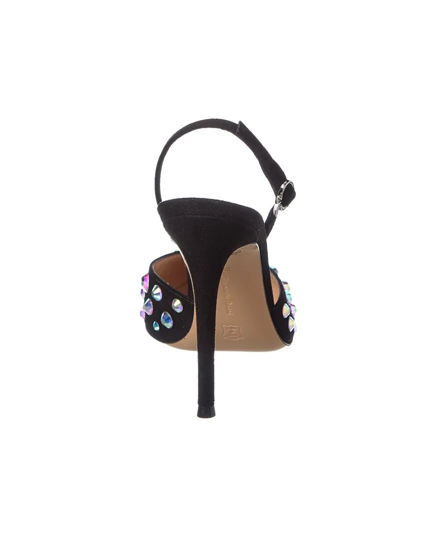 Gianvito Rossi Spectra Leather Slingback Pump