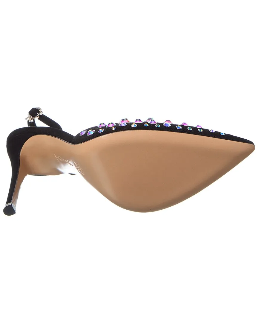 Gianvito Rossi Spectra Leather Slingback Pump