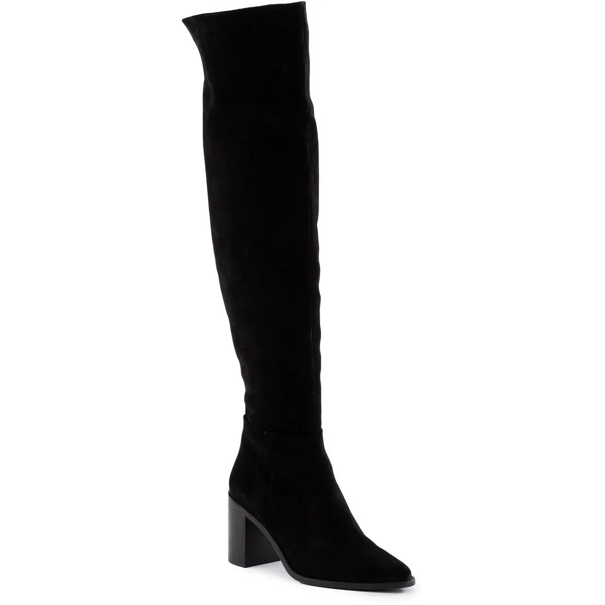 Gifted Suede Womens Zipper Leather Over-The-Knee Boots