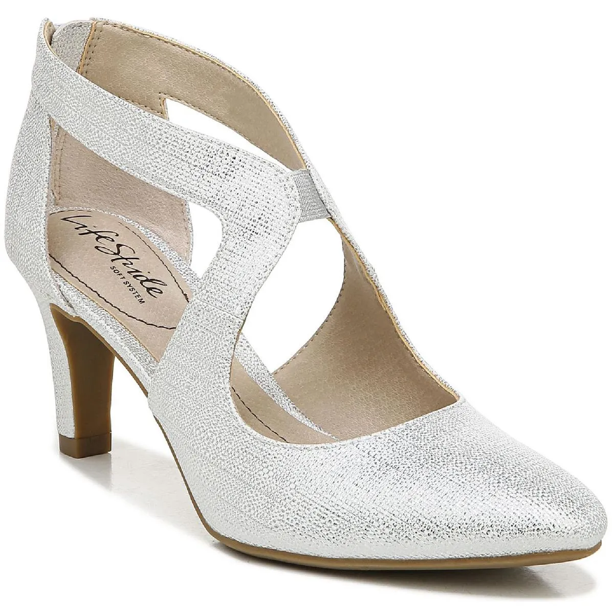 Giovanna 2 Womens Comfort Insole Cut-Out Pumps