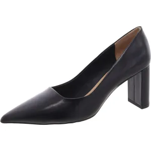 Giovanna Womens Leather Embossed Pumps