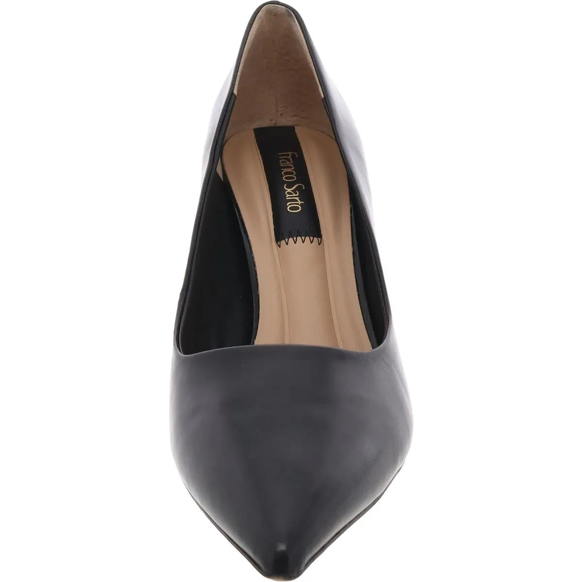 Giovanna Womens Leather Embossed Pumps