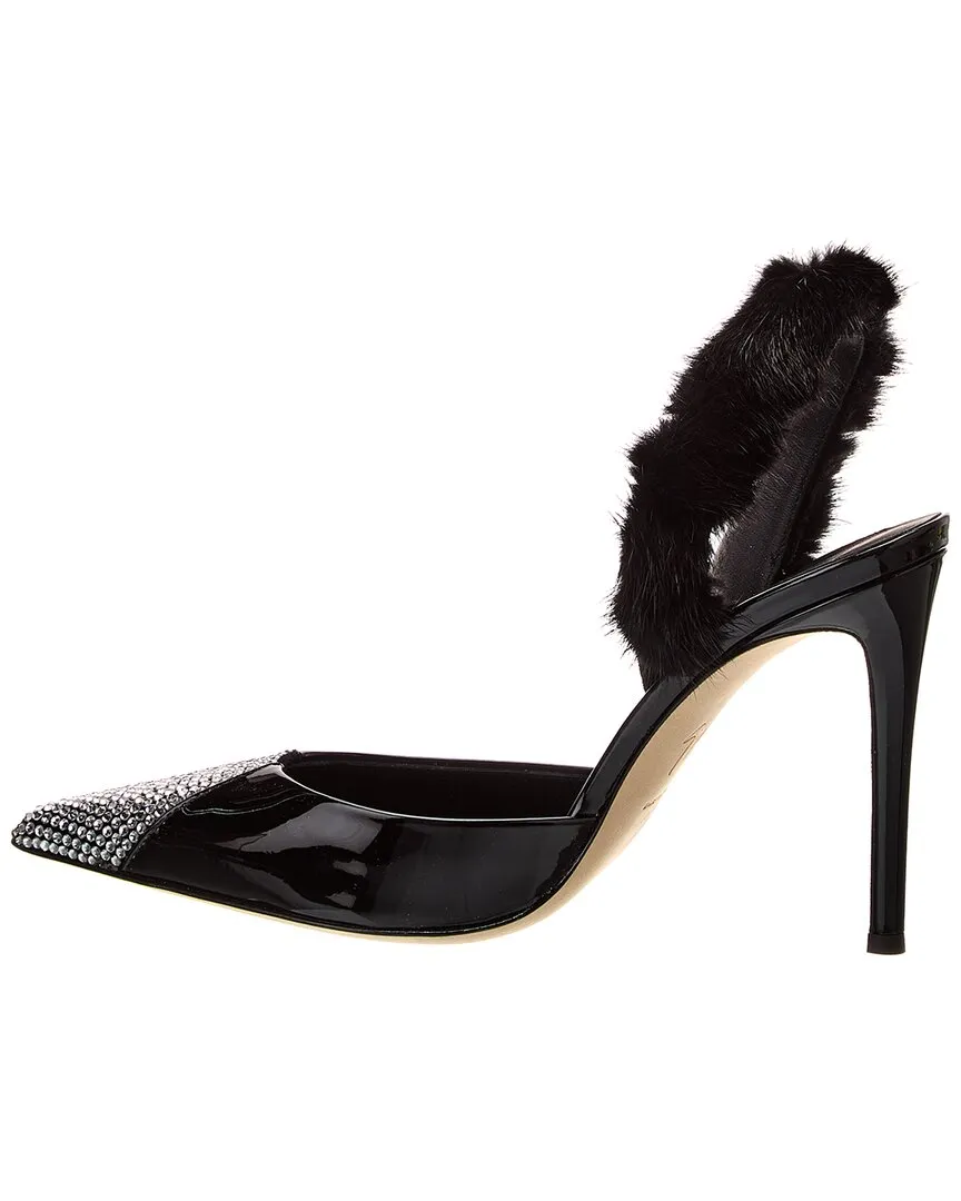 Giuseppe Zanotti Braquel 105 Patent Slingback Pump