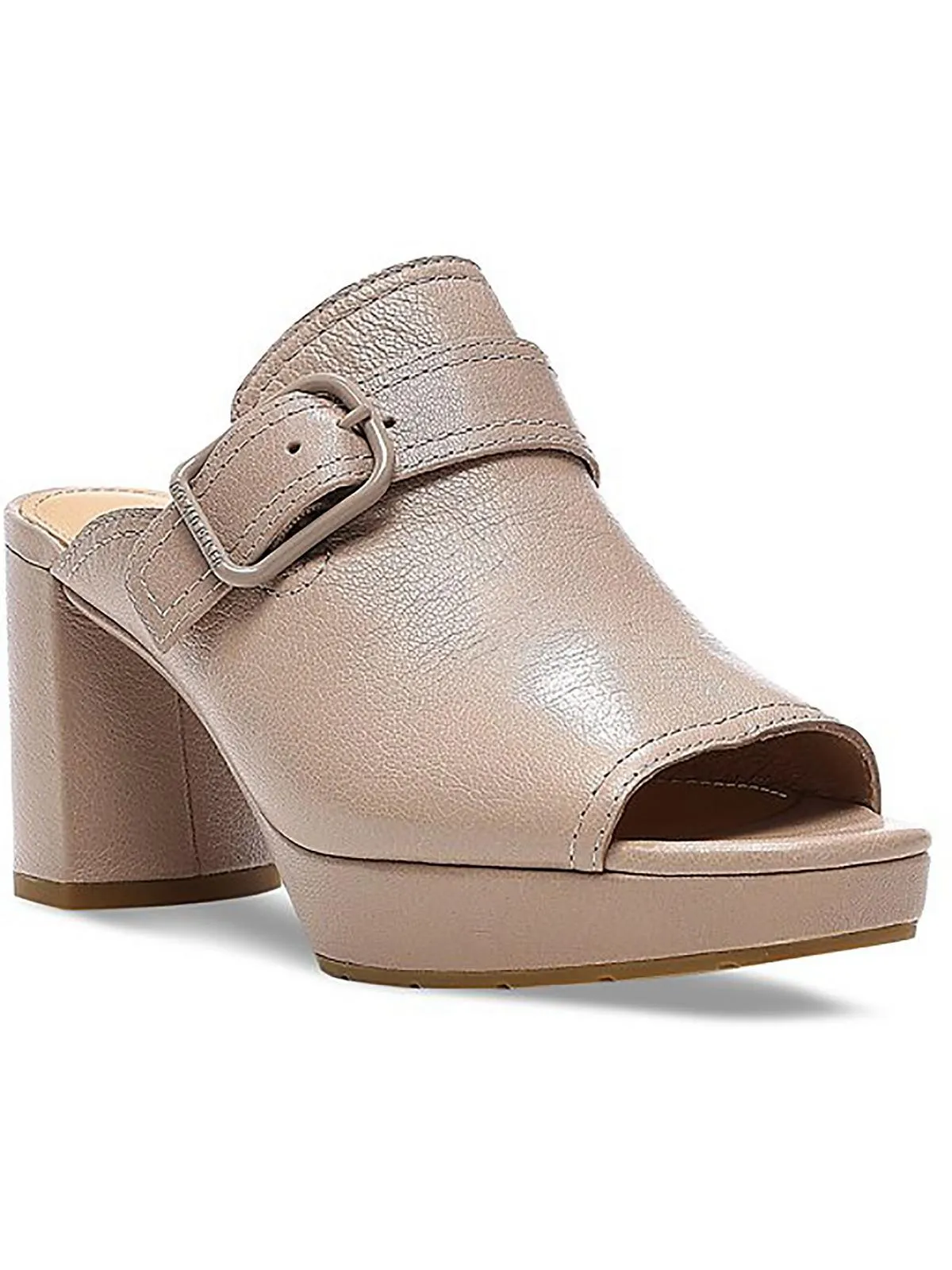 Gramercy 01 Womens Slip On Peep Toe Mules