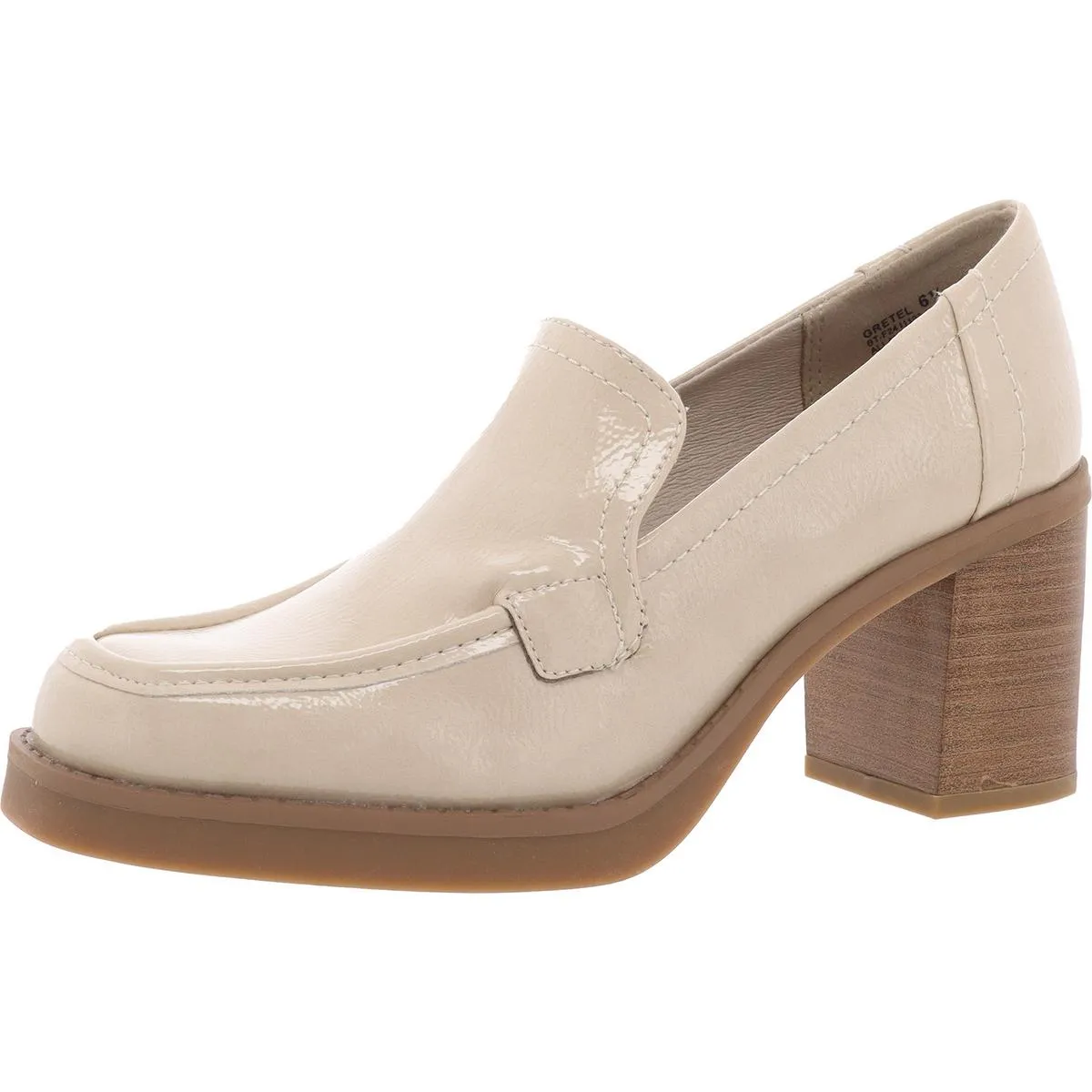 GRETEL Womens Padded Insole Manmade Block Heels