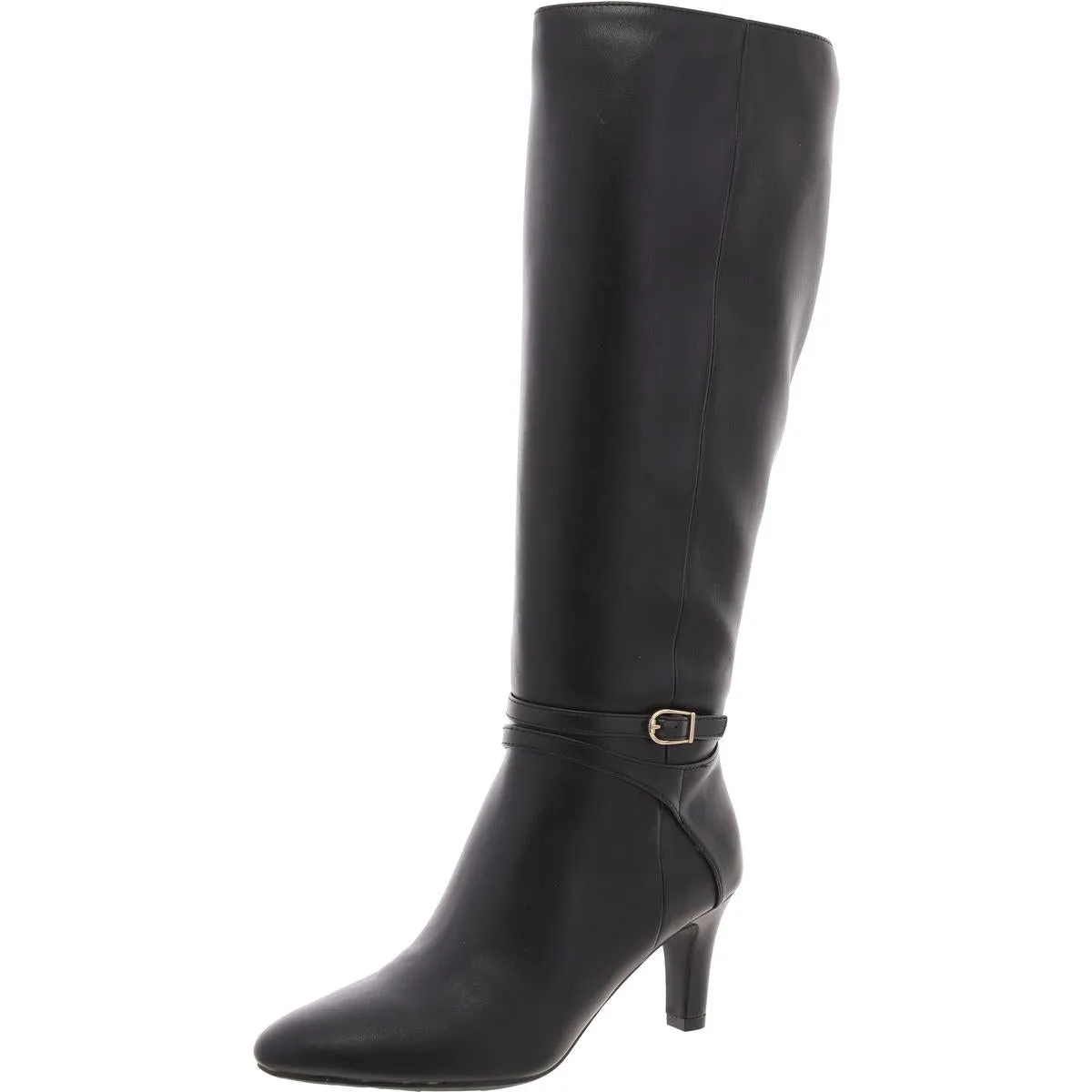 GUILD TALL Womens Zipper Manmade Knee-High Boots