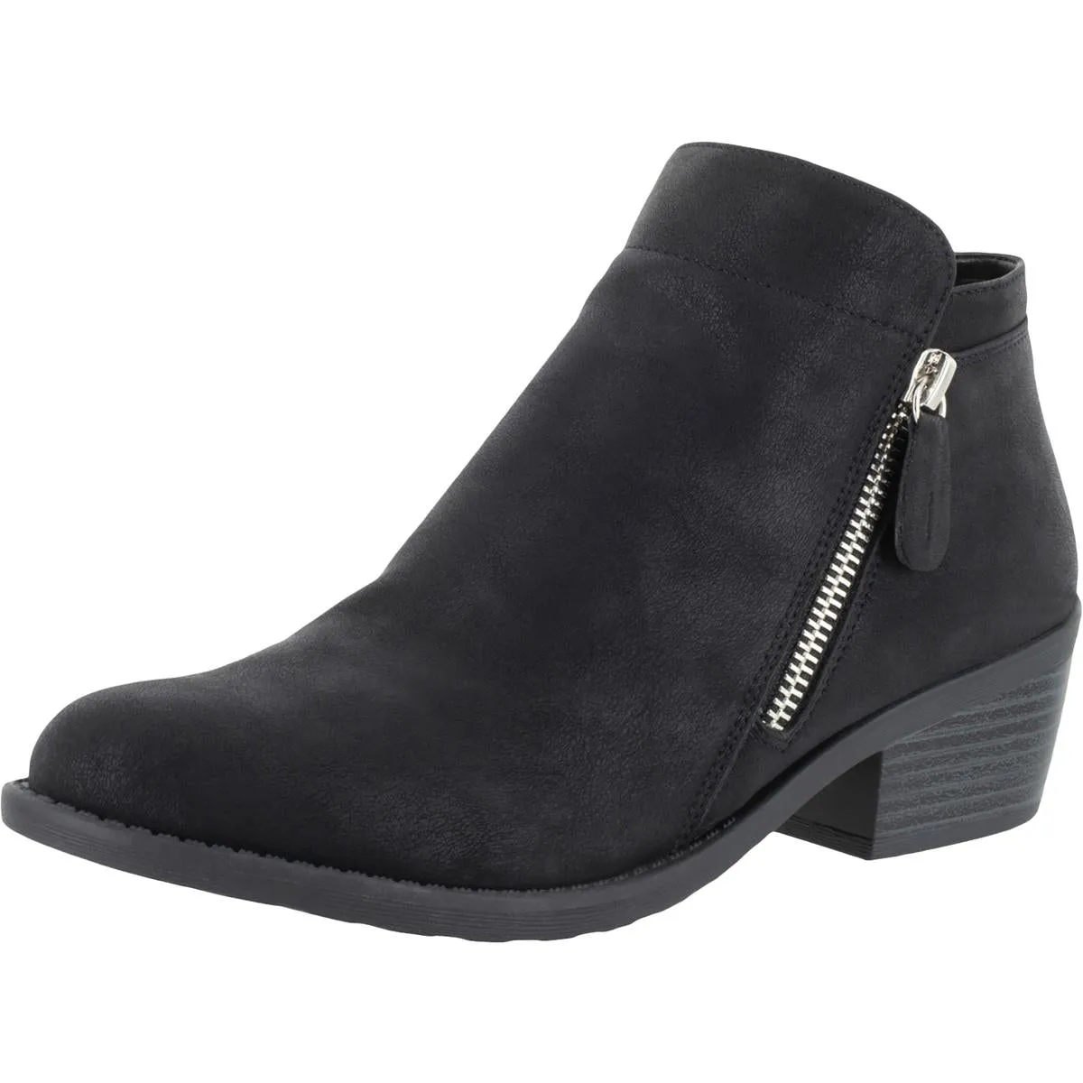 Gusto Womens Faux Leather Ankle Booties