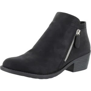 Gusto Womens Faux Leather Ankle Booties