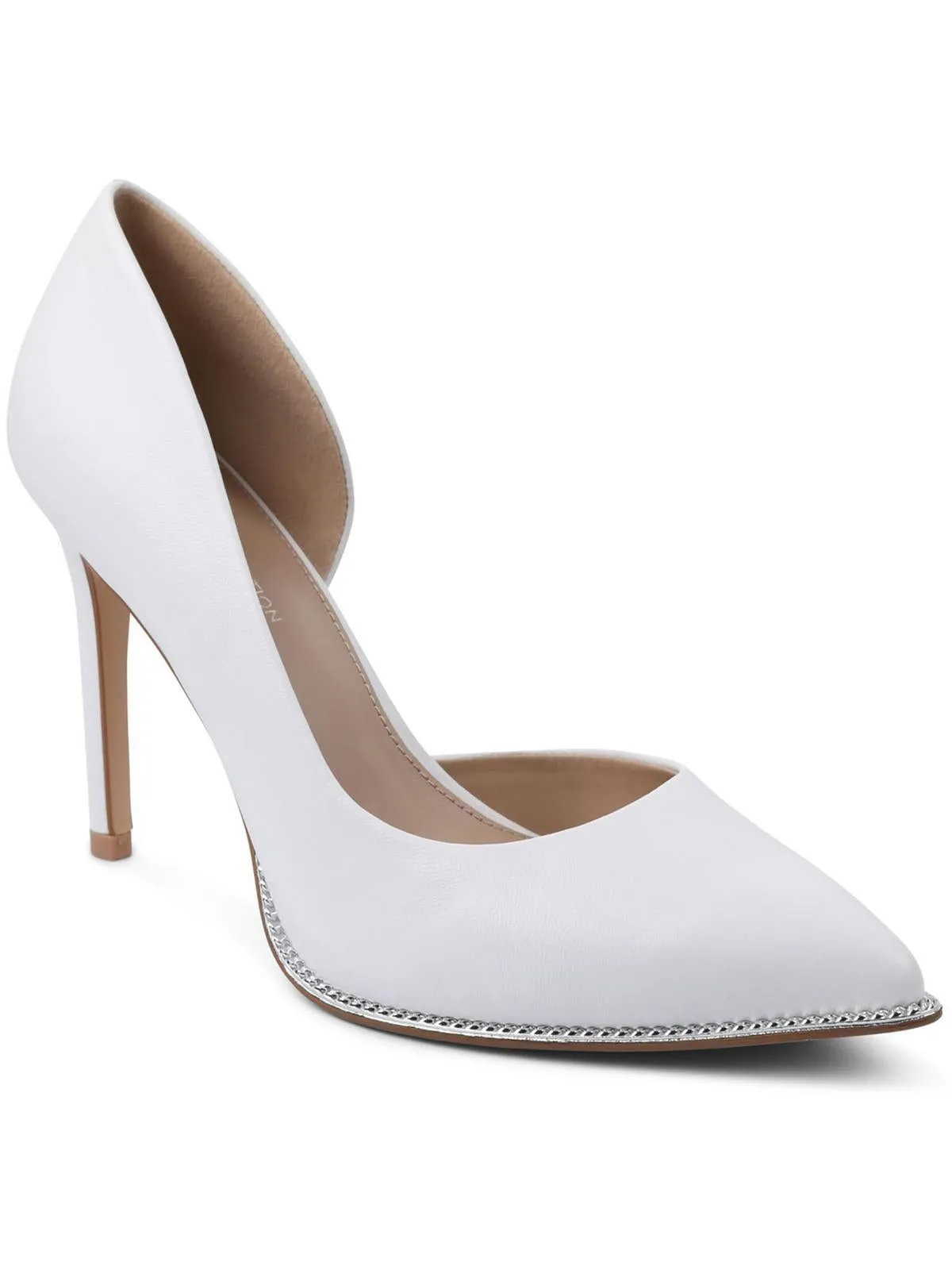 Harnoy Womens Embellished Slip On Pumps
