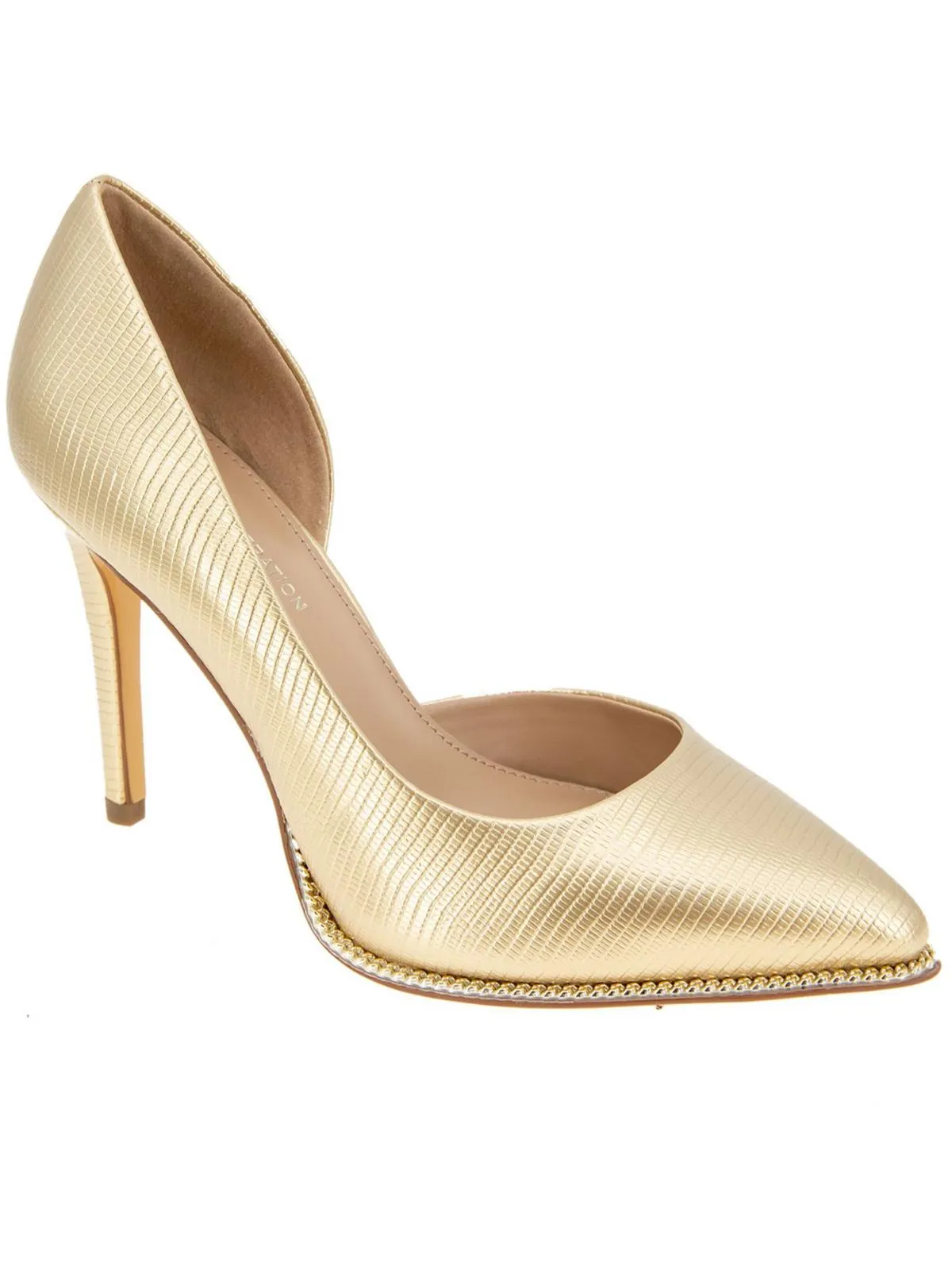 Harnoy Womens Embellished Slip On Pumps