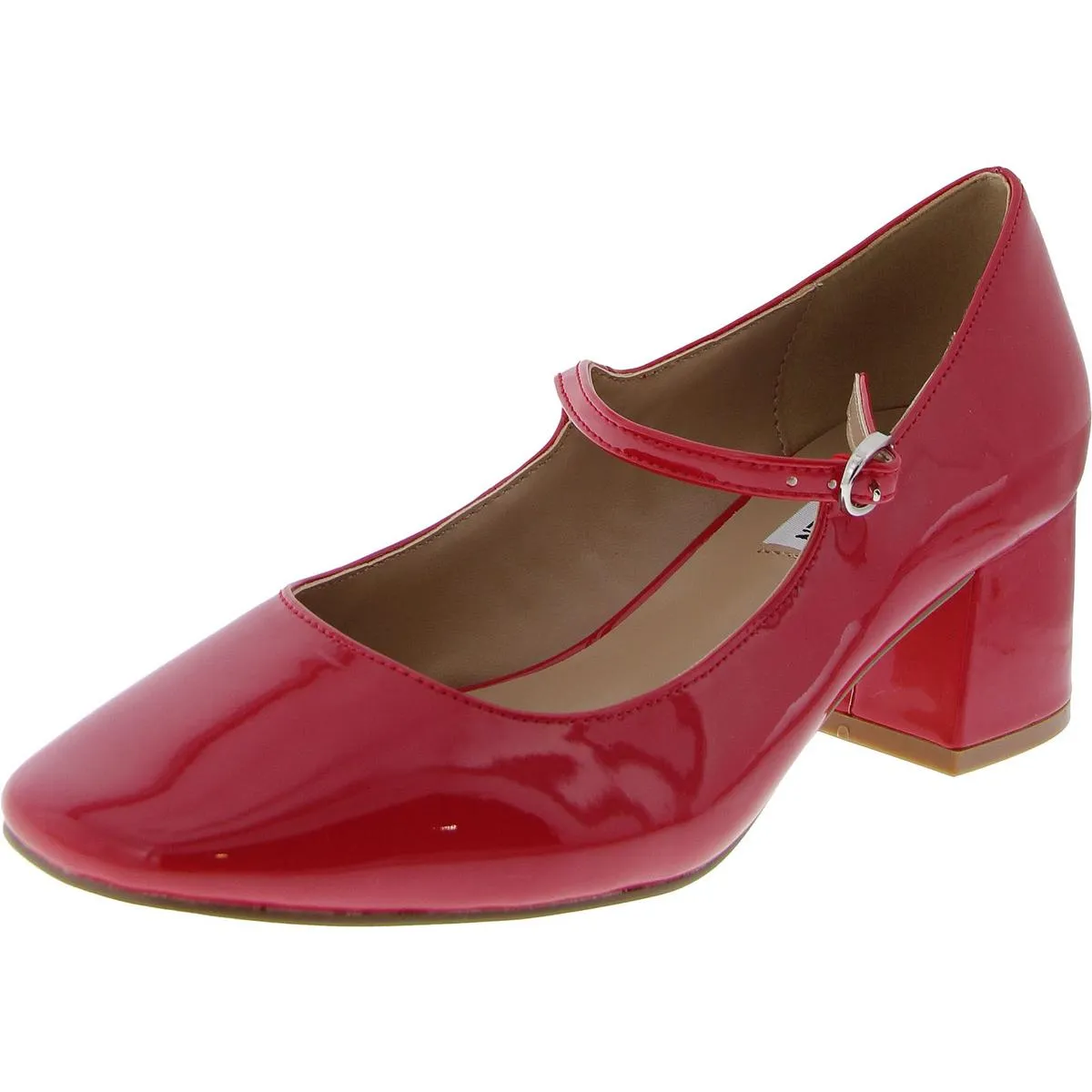 Hawke Womens Patent Slip On Mary Jane Heels