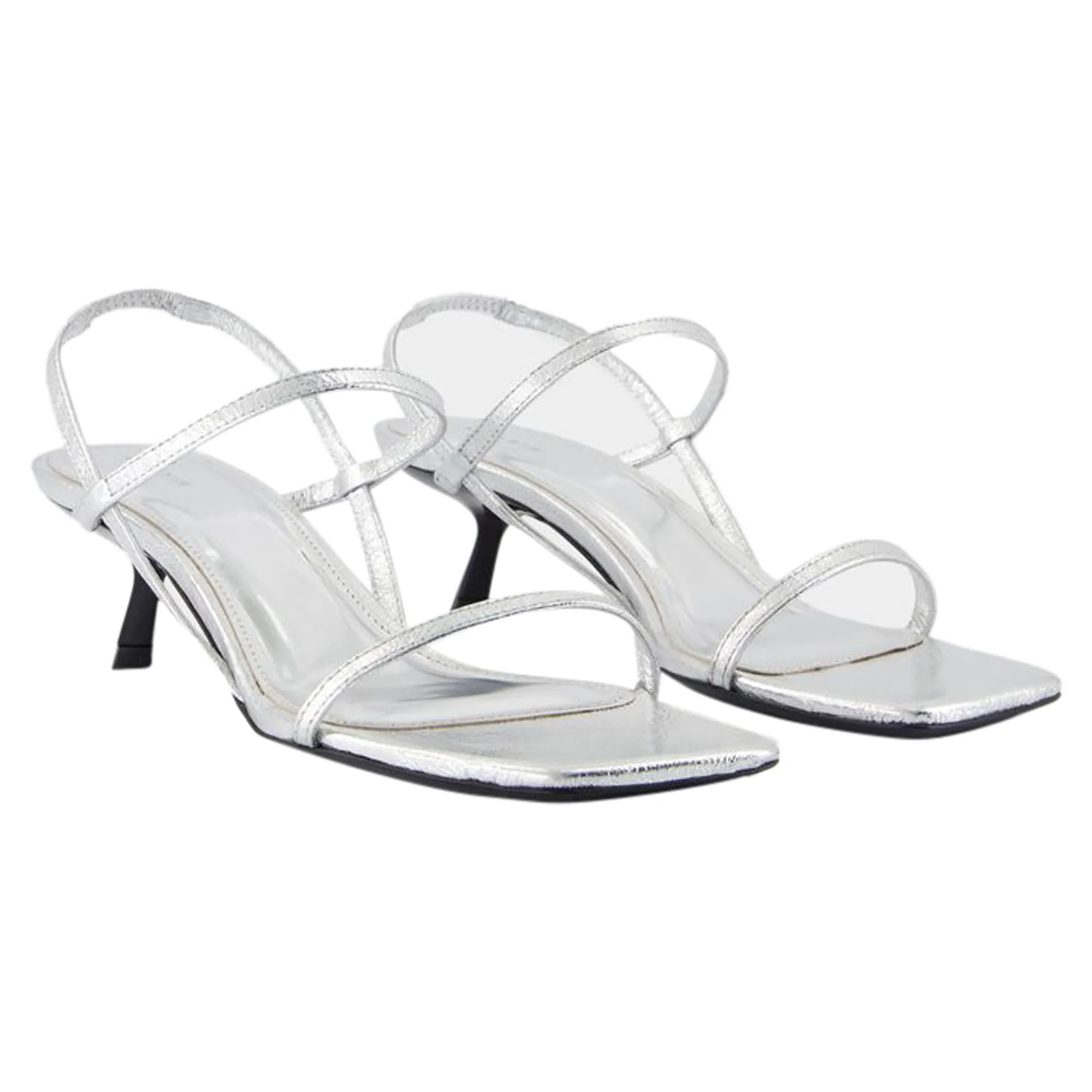 Hilda Pumps - ANINE BING - Leather - Silver