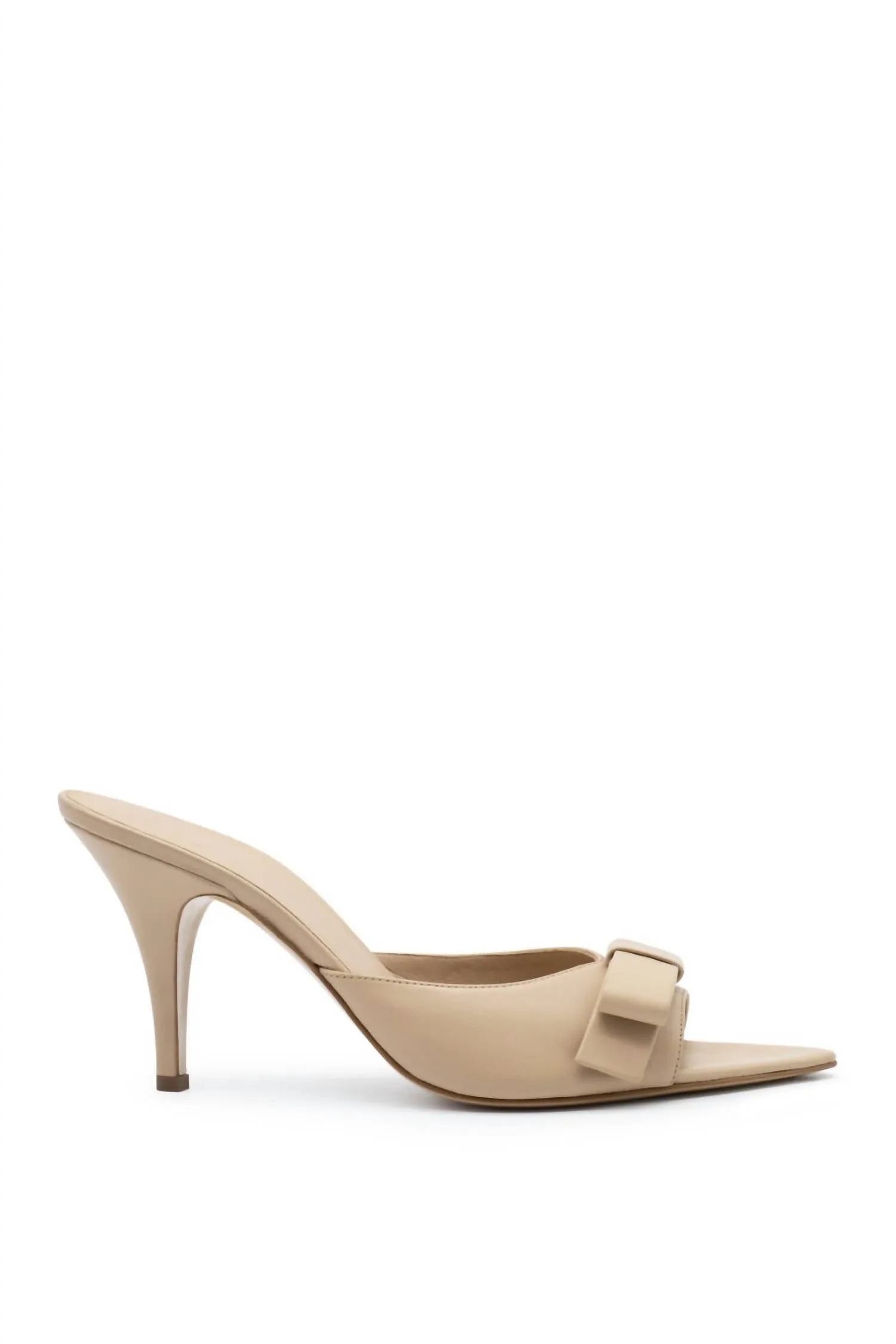 Honorine Point Toe Mule In Sand