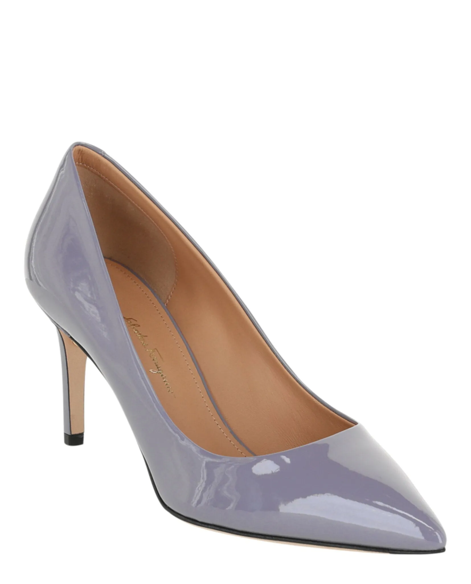 Ilary Pointed-Toe Patent Pumps