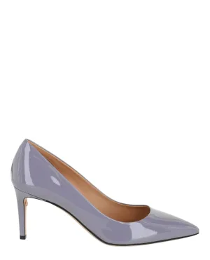 Ilary Pointed-Toe Patent Pumps