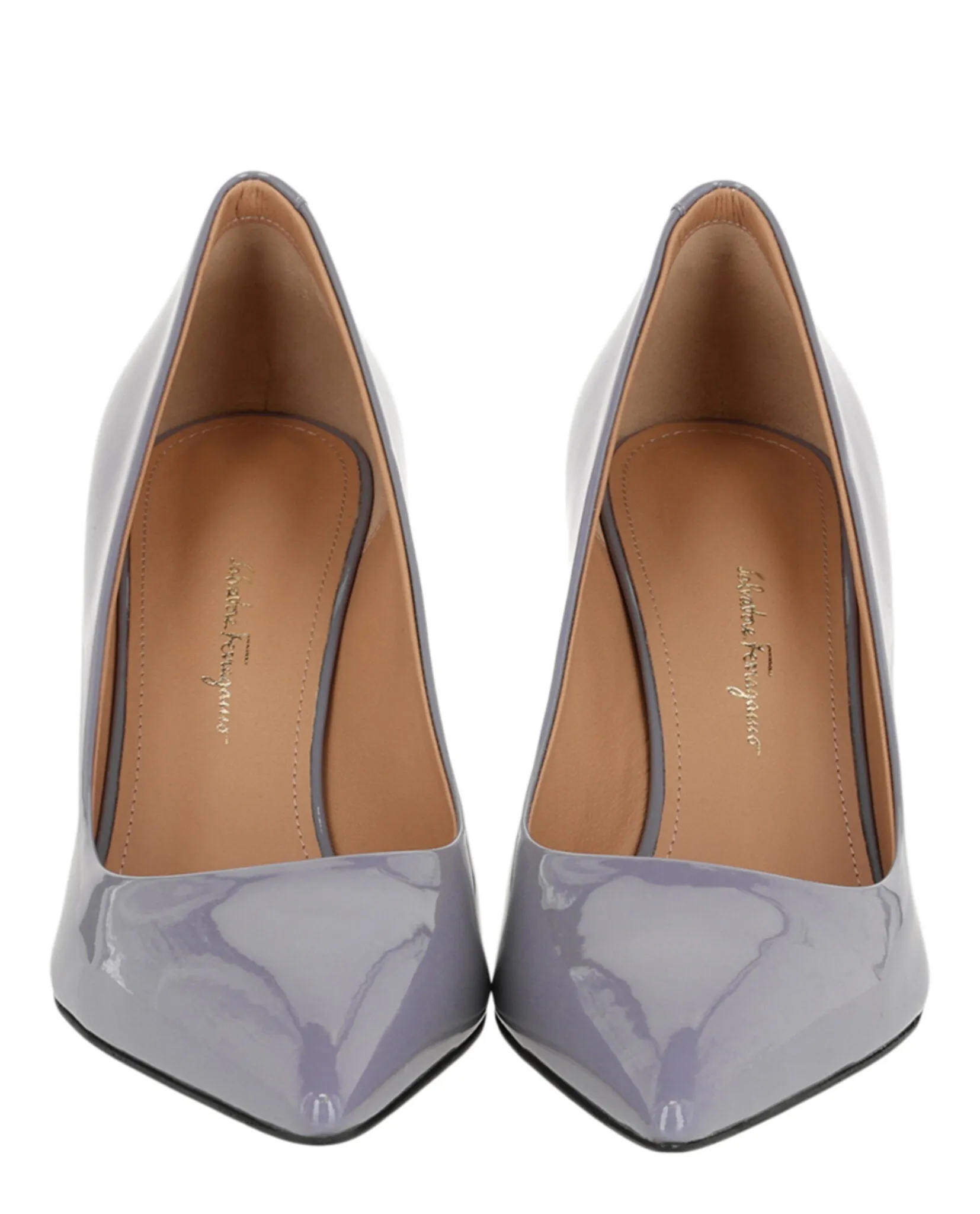 Ilary Pointed-Toe Patent Pumps