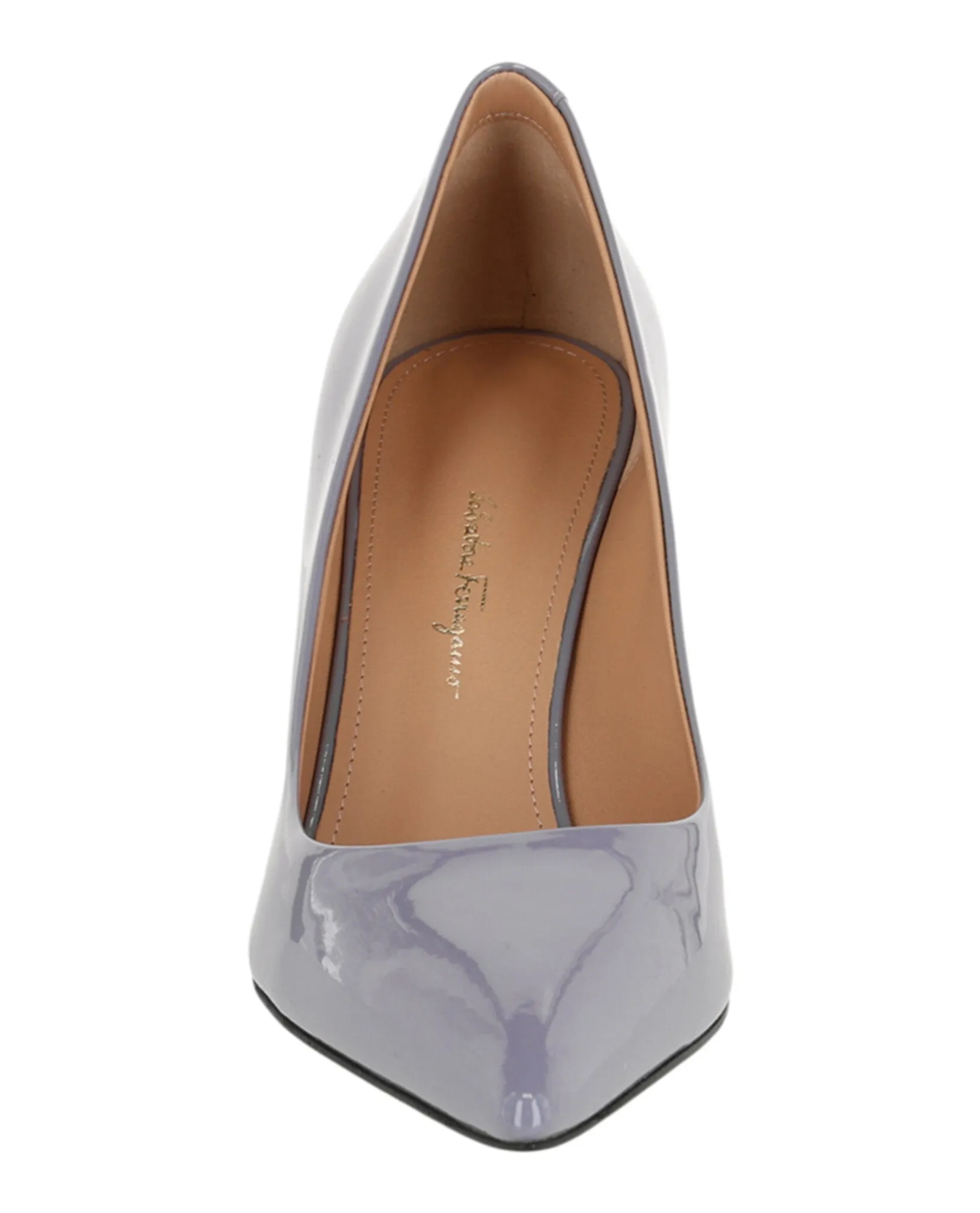 Ilary Pointed-Toe Patent Pumps
