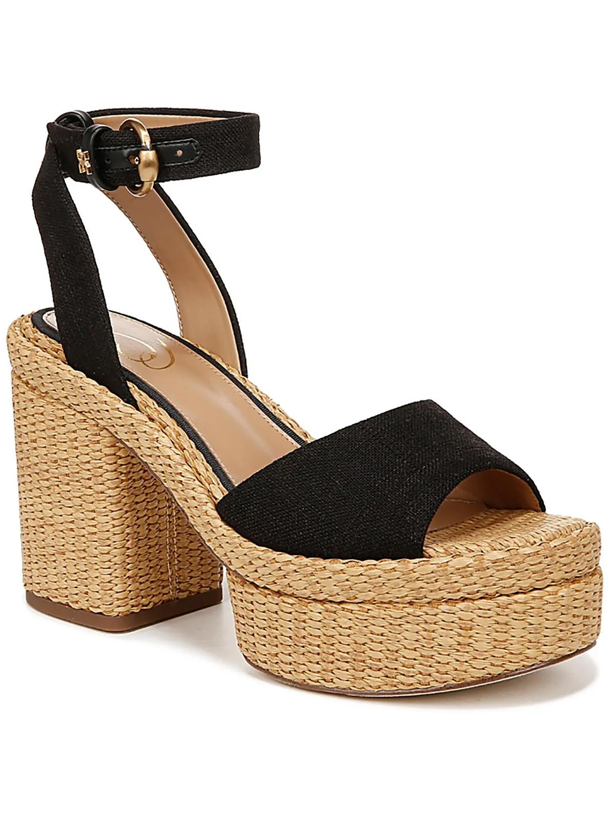 Immie Womens Suede Open Toe Pumps