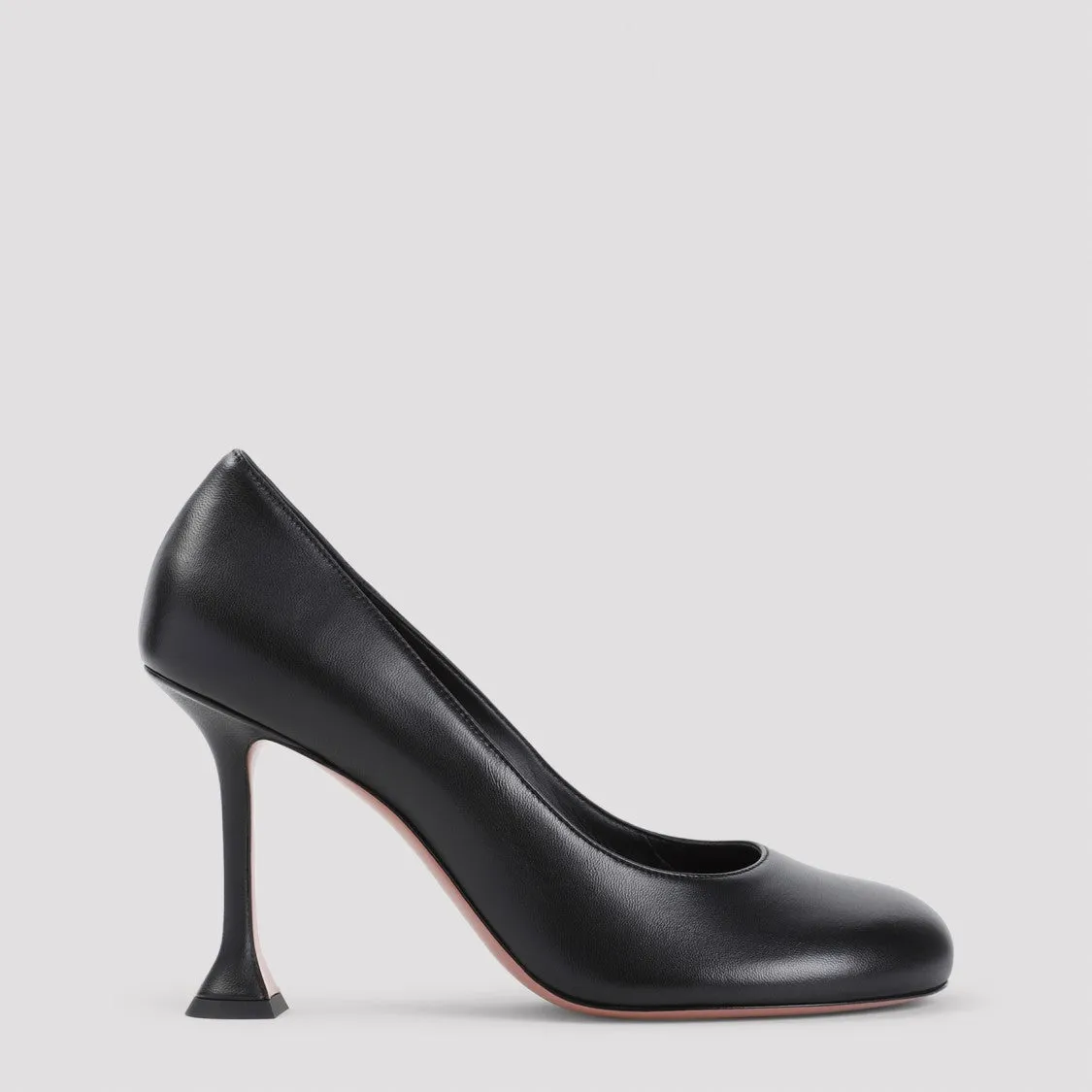 Iris Black Nappa Leather Pumps